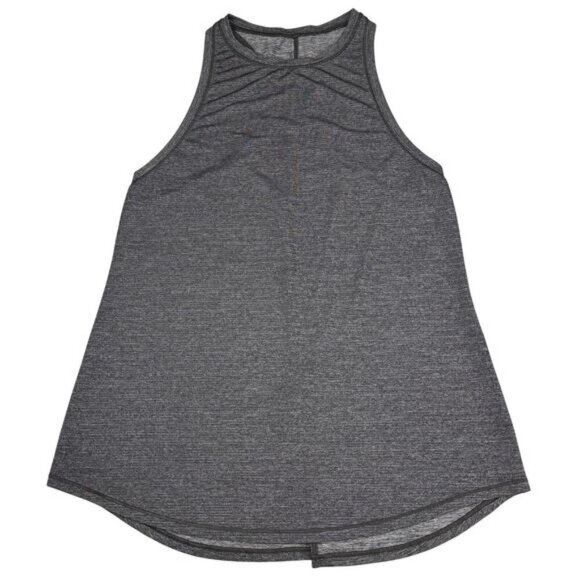 Lululemon Hot Like Agni Singlet In Heathered Black Size 4 - Picture 6 of 8